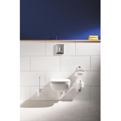 GROHE 41186000 - Suporte para rolo de papel higiénico sobressalente START, cromado brilhante