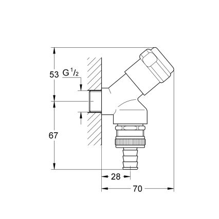 GROHE 41190000 - Conjunto de acessórios DN 15 cromado brilhante