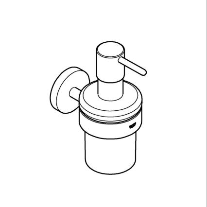 GROHE 411952430 - Doseador de sabão líquido START 160 ml preto