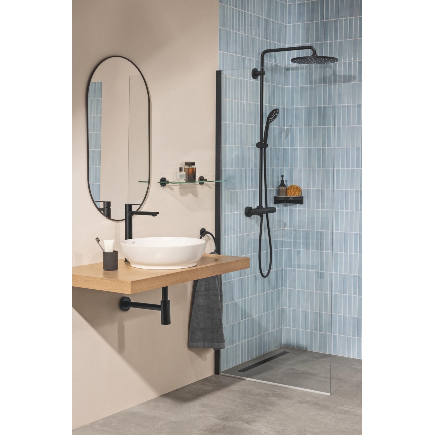 GROHE 412022430 - Prateleira de vidro START 530 mm preta
