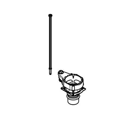 GROHE 42593000 - Assento de válvula para cisterna de descarga GD 2 branco