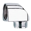 GROHE 45304000 - Cotovelo para chuveiro DN 15 × DN 15 cromado brilhante