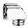 GROHE 45304000 - Cotovelo para chuveiro DN 15 × DN 15 cromado brilhante