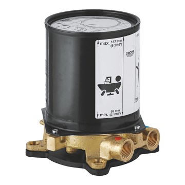 GROHE 45984001 - Conjunto embutido DN 15 em latão