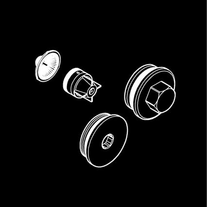 GROHE 47753000 - Válvula de retenção cromada brilhante