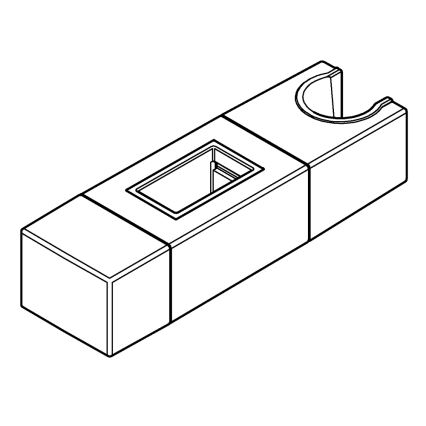 GROHE 48180000 - Guia EUPHORIA CUBE 15 × 30 mm, cromado brilhante