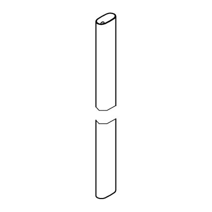 GROHE 48349000 - Braço de duche RAINSHOWER SMARTCONTROL 806 mm, acabamento cromado brilhante