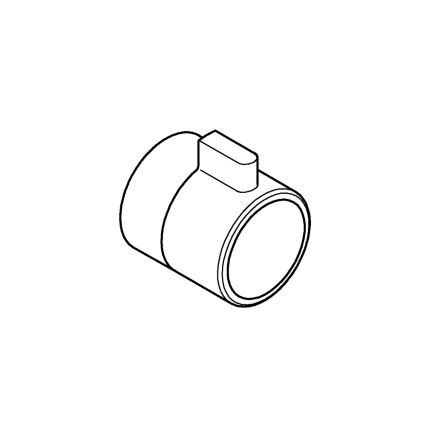 GROHE 49081000 - Tampa GROHTHERM, acabamento cromado brilhante