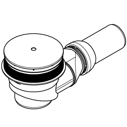 GROHE 49534000 - Conjunto de drenagem para bases de duche universais O 112 mm cromado