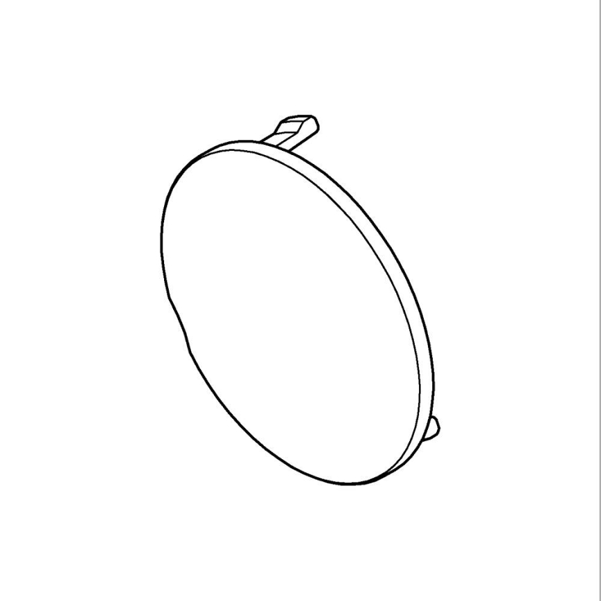 GROHE 6458500M - Capa para manípulos fixos, cromado brilhante