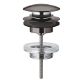 GROHE 65807A00 - Conjunto de drenagem com tampão para lavatórios com transbordo, grafite
