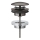 GROHE 65807A00 - Conjunto de drenagem com tampão para lavatórios com transbordo, grafite