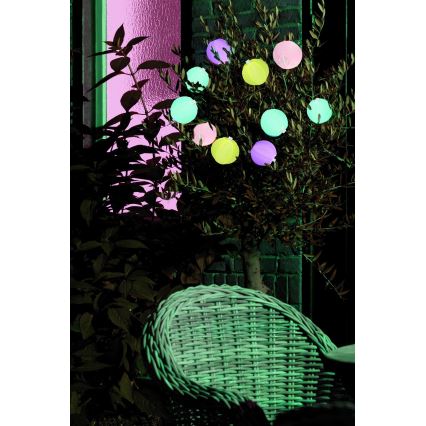 Grundig 14106 - Cordão Solar LED 2,4m 10xLED/1,2V 600 mAh