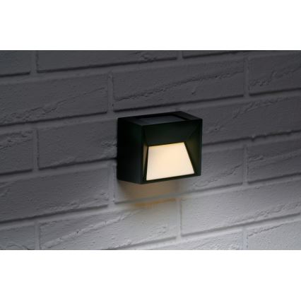 Grundig - Aplique de parede solar LED LED/3,7V 500 mAh IP44