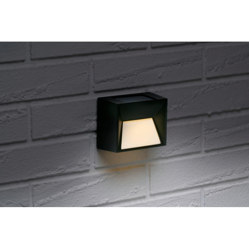 Grundig - Aplique de parede solar LED LED/3,7V 500 mAh IP44