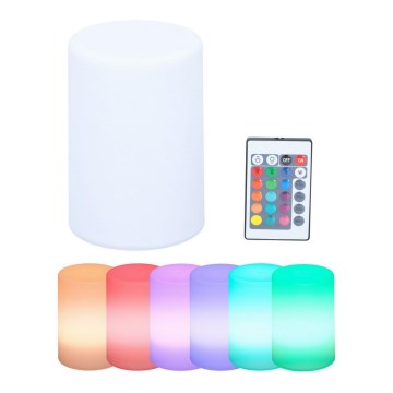 Grundig - Candeeiro de mesa LED RGB com regulação LED/3xAAA + controlo remoto