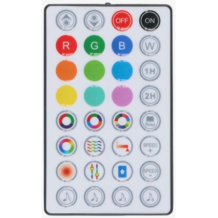 Grundig - Candeeiro de pé LED RGB regulável 2 em 1 LED/230V + comando remoto