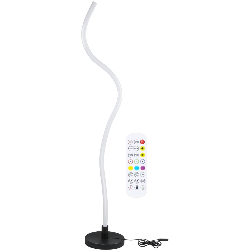 Grundig - Candeeiro de pé LED RGB regulável LED/5W/5V + controlo remoto