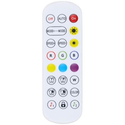Grundig - Candeeiro de pé LED RGB regulável LED/5W/5V + controlo remoto