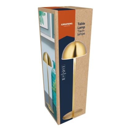 Grundig - Candeeiro de secretária tátil LED/2W/5V 1200 mAh