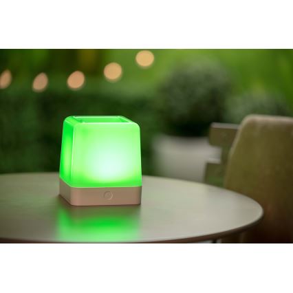 Grundig - Candeeiro solar LED RGB LED/3,7V