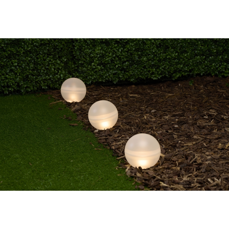 Grundig - CONJUNTO 5x luzes LED RGBW  solares LED/3,2V IP44