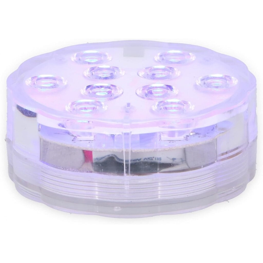 Grundig - Conjunto de 3 luminárias LED RGBW dimerizáveis LED/3W/3xAAA IP65 + controlo remoto