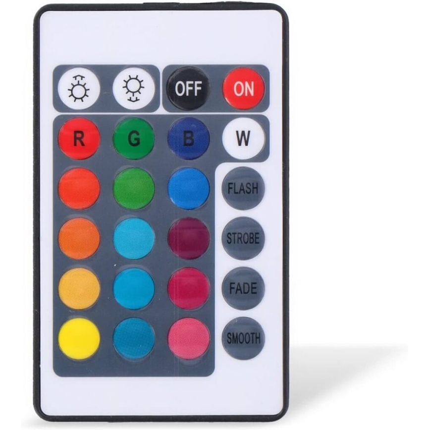 Grundig - Conjunto de 3 luminárias LED RGBW dimerizáveis LED/3W/3xAAA IP65 + controlo remoto