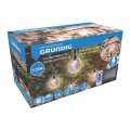 Grundig - Fio solar LED regulável 50xLED/8 funções 9,35m branco quente 1200 mAh + comando remoto