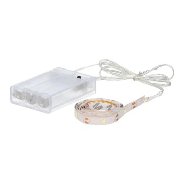 Grundig - Fita LED 2m LED/3xAA branco
