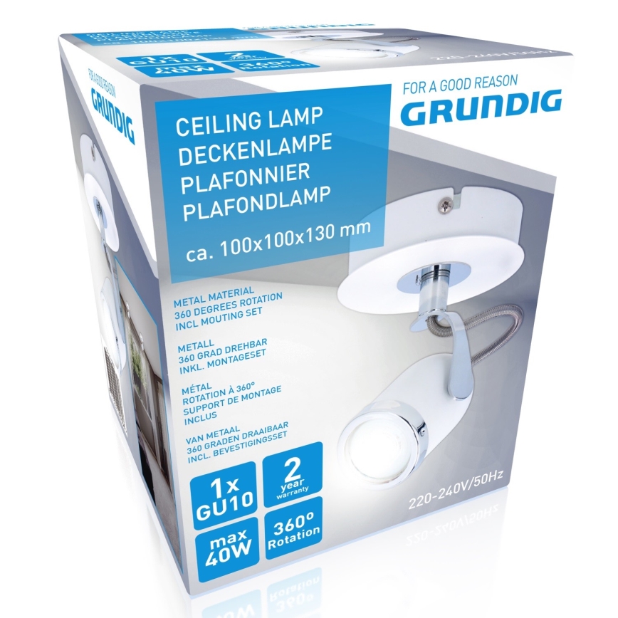 Grundig - Foco 1xGU10/50W/230V