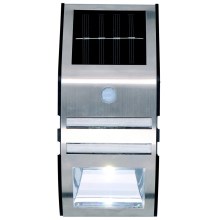 Grundig - Iluminação de parede solar LED com sensor 1xLED IP44