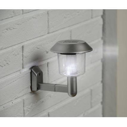 Grundig - Iluminação de parede solar LED LED/1,2V