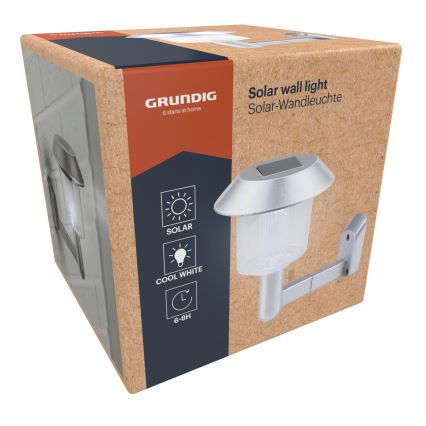 Grundig - Iluminação de parede solar LED LED/1,2V