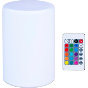 Grundig - Lâmpada de mesa LED RGB regulável LED/3xAAA + controlo remoto