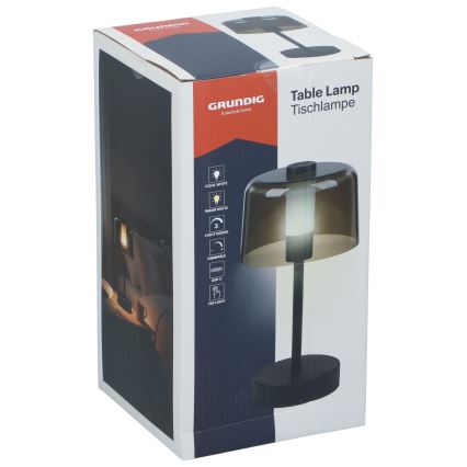 Grundig - Lâmpada de mesa tátil LED dimerizável / 5V 800 mAh