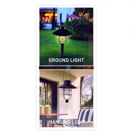 Grundig - Lâmpada solar LED LED/1,2V 600 mAh