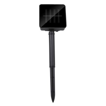 Grundig - Cordão Solar LED 50xLED/8 funções 6,9m branco quente 600 mAh