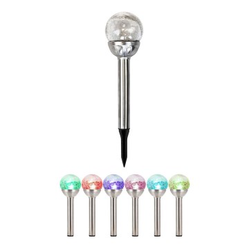 Grundig - Luminária solar LED/1,2 V 600 mAh multicolorida