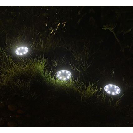 Grundig - Luminária Solar LED 8xLED/1xAA 600 mAh