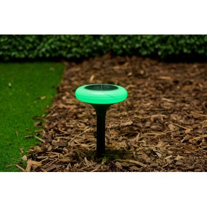Grundig - Luminária solar LED RGB, 1,2 V, 300 mAh