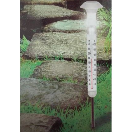 Grundig - Termómetro solar LED 1xAAA 600 mAh IP44