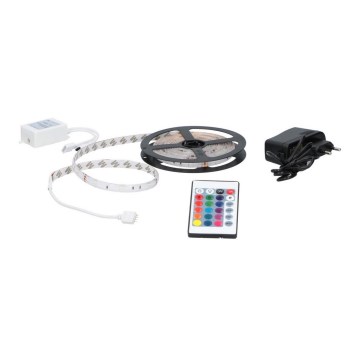 Grundig - Tira LED RGB com regulação 3m LED/12W/230V + controlo remoto
