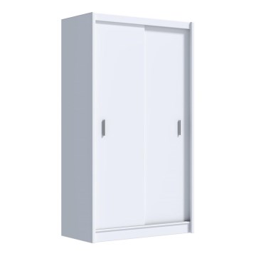 Guarda-roupa com portas deslizantes SAPHIRA 150x215 cm branco