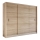 Guarda-roupa com portas deslizantes SAPHIRA 250x215 cm carvalho sonoma