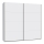 Guarda-roupa KARO 220x210x61 cm branco
