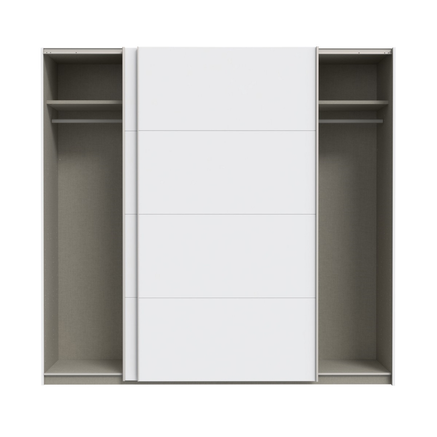 Guarda-roupa KARO 220x210x61 cm branco