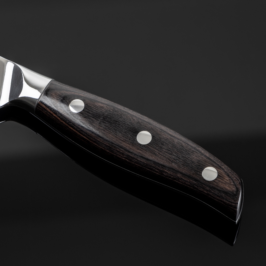 Gudaro - Faca de chef em aço Damasco SHIRO 8, 67 camadas de aço, comprimento 20 cm