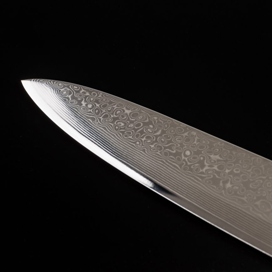 Gudaro - Faca de chef KENSHO em aço damasco 8, 67 camadas de aço, comprimento 20 cm