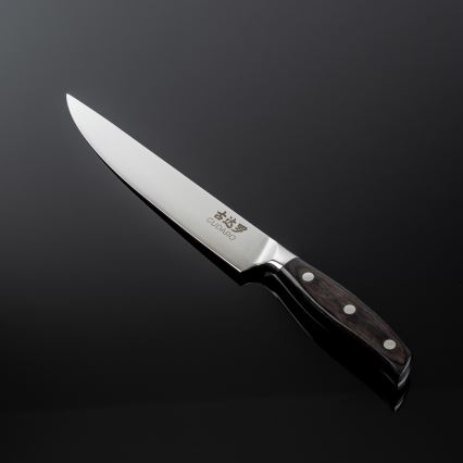 Gudaro - Faca de trinchar em aço damasco SHIRO 8, com 67 camadas de aço, comprimento 20 cm
